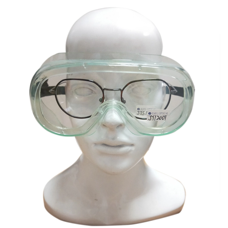 Green Clear Protective Medical Safety Glasses Anti Fog